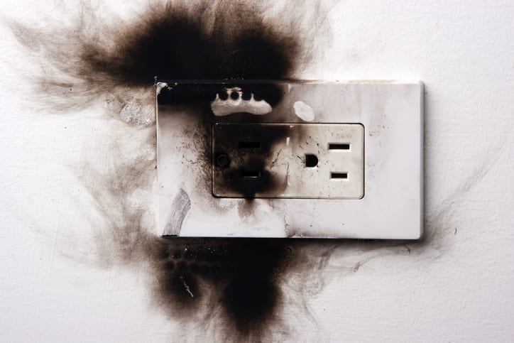 Palmetto Electrical Contractors | burned out electrical socket
